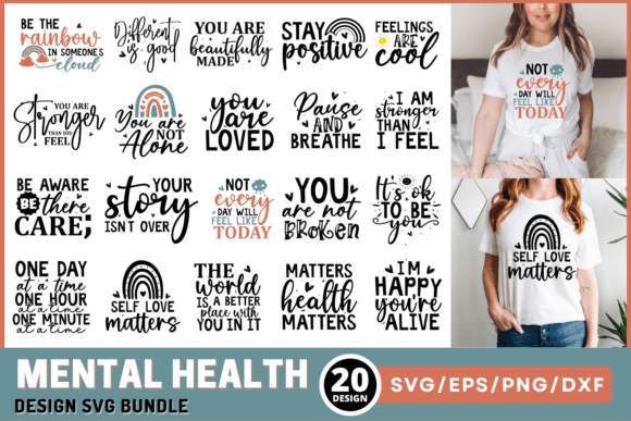 Download Mental Health SVG Bundle - Mental health Collection