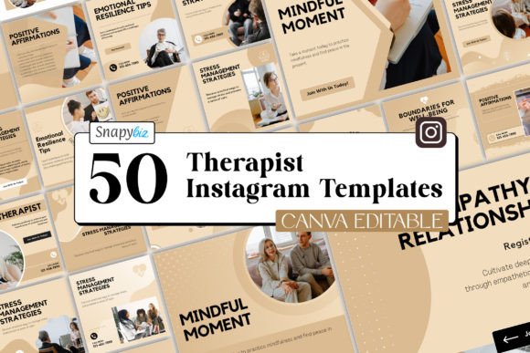 Download Therapist Instagram Canva Templates - Templates Collection