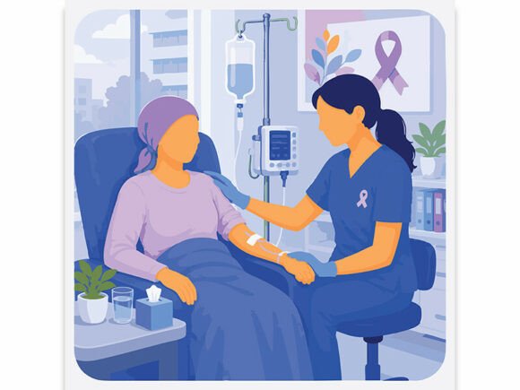 Download Cancer Chemotherapy Treatment Flat Vecto - Chemotherapy Collection