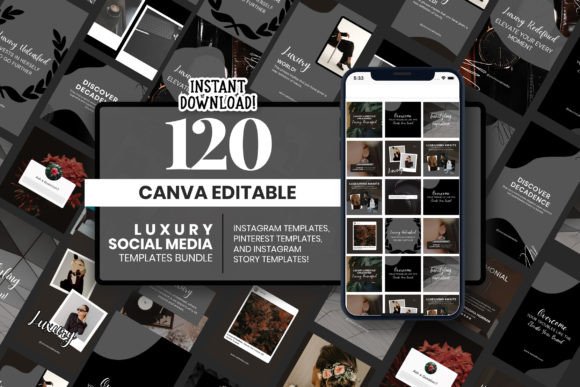 Download Luxury Social Media Templates Bundle - Templates Collection