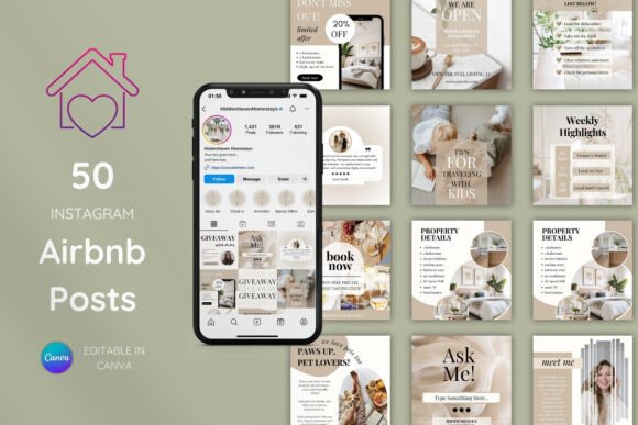 Download Airbnb Social Media Instagram Templates - Templates Collection