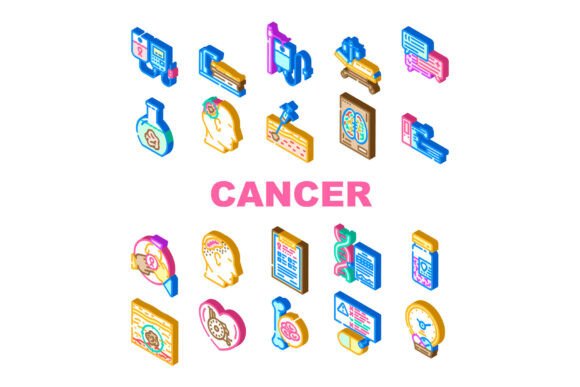 Download Cancer Treatment Chemotherapy Icons Set - Chemotherapy Collection