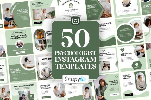Download Psychologist Instagram Canva Templates - Templates Collection