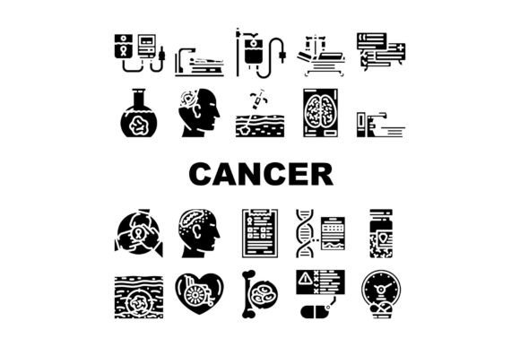 Download Cancer Treatment Chemotherapy Icons Set - Chemotherapy Collection