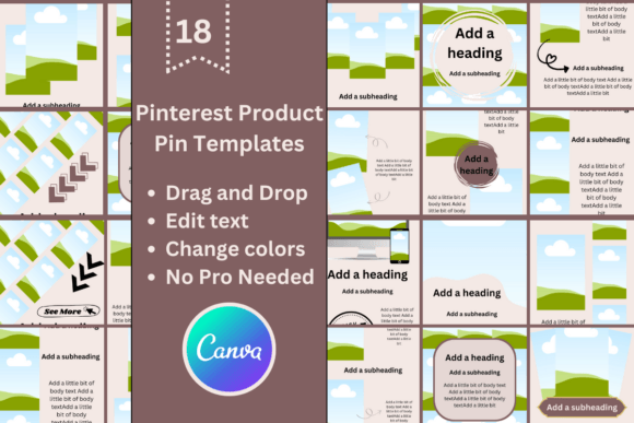 Download Pinterest Product Pin Canva Templates - Templates Collection