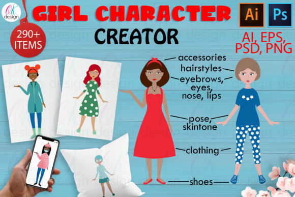 Download Girl Character CREATOR - Creator Collection