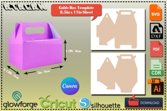 Download Party Favor Box Candy Gift Box Templates - Templates Collection