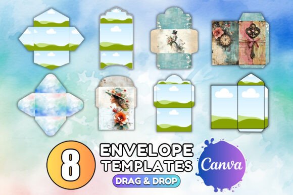 Download Canva ENVELOPE Journal Templates Bundle - Premium Resources