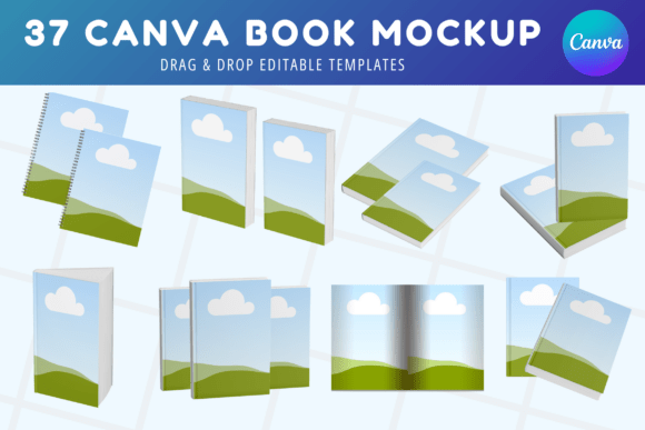 Download Canva Editable Book Mockup Templates - Templates Collection